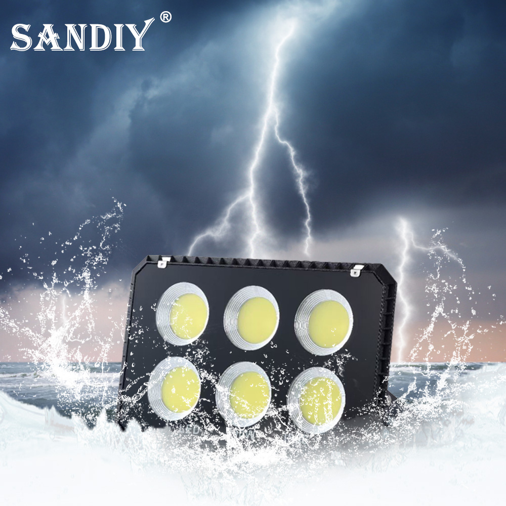 Garage Lighting Decor - LED Spotlight Outdoor Lighting 100W Projector