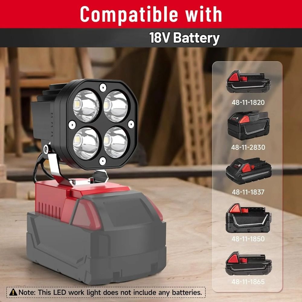 6500K, 6000LM Job Site Lightin - Garage Lighting Decor 评论和价格