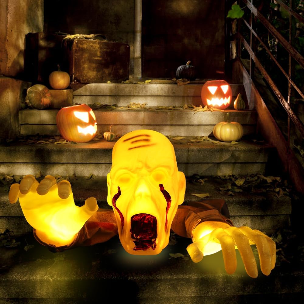 Realistic Zombie Statues Hallo - Lighting Decor For House 评论和价格