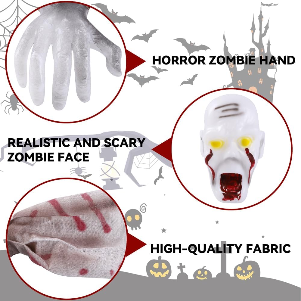Realistic Zombie Statues Hallo - Lighting Decor For House 评论和价格