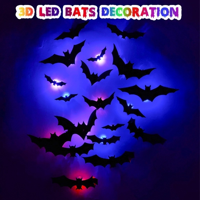 Halloween Glow Glitter Wall St - Garage Lighting Decor 评论和价格