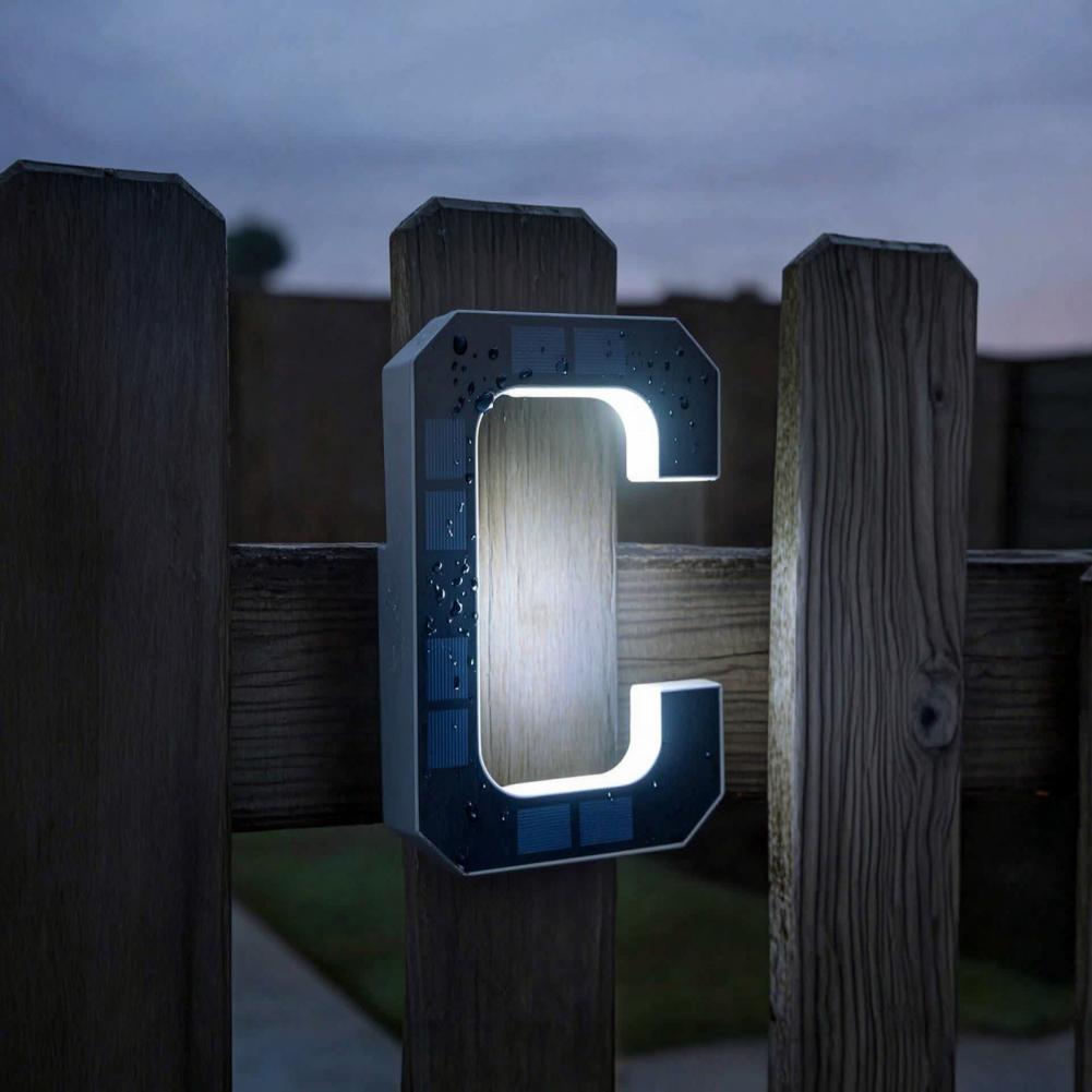 Solar Address Number Sign, LED - Lighting Decor For House 评论和价格