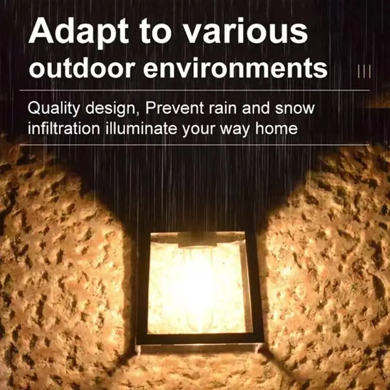 Outdoor Solar Tungsten Wall Li - Garage Lighting Decor 评论和价格