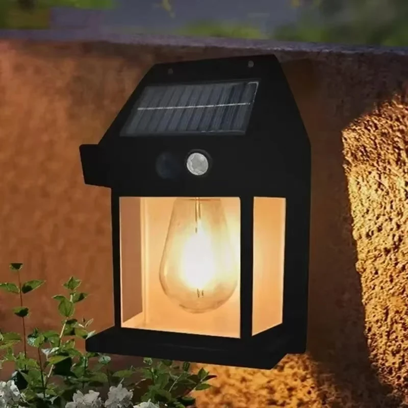 Outdoor Solar Tungsten Wall Li - Garage Lighting Decor 评论和价格