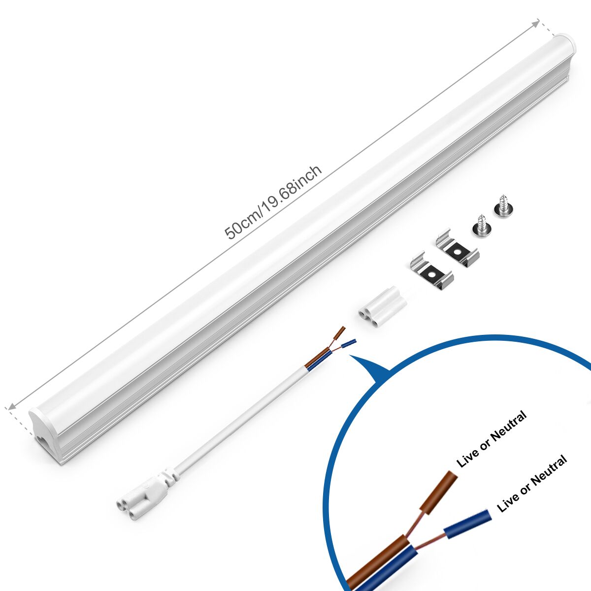 50CM T5 Aluminum LED Bar Light - Garage Lighting Decor 评论和价格