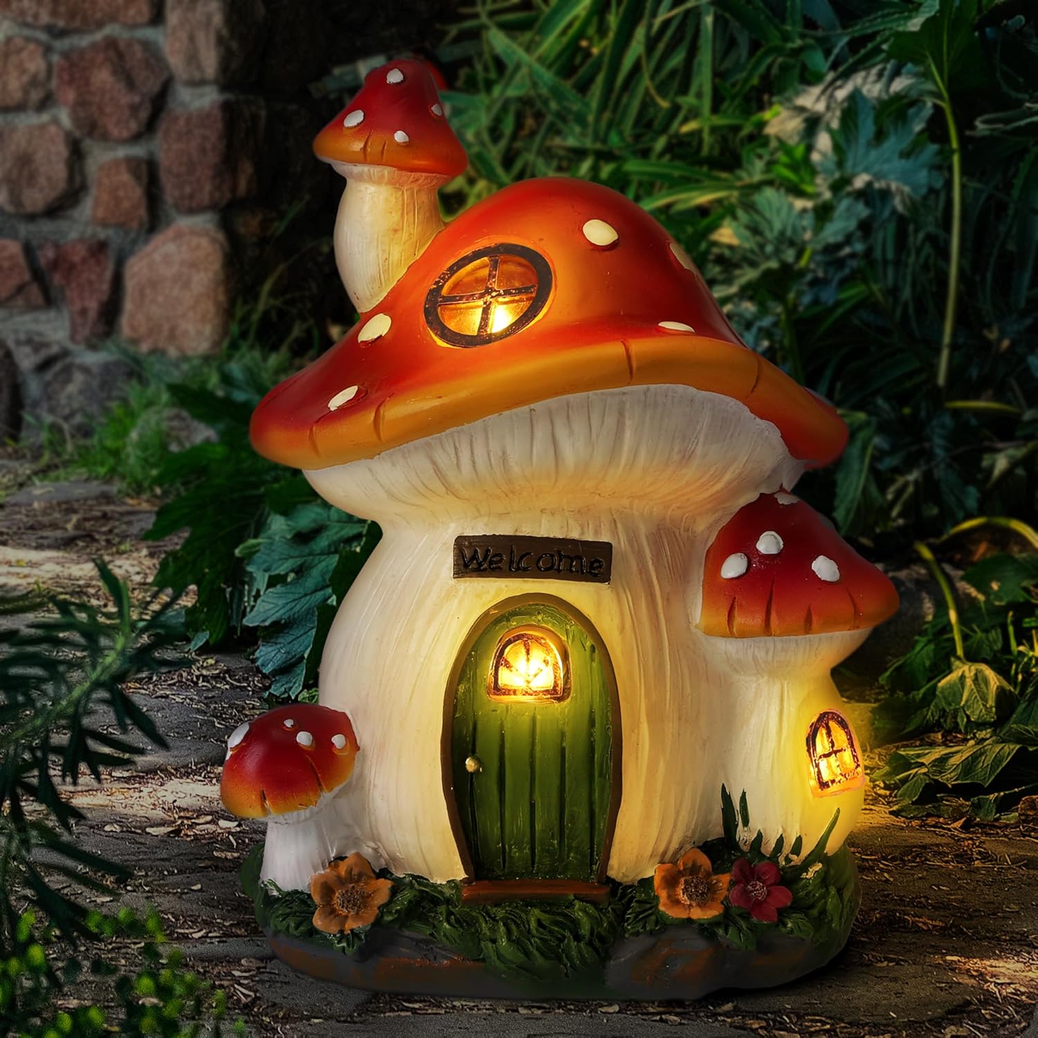 Outdoor Garden Solar Statue Li - Lighting Decor For House 评论和价格