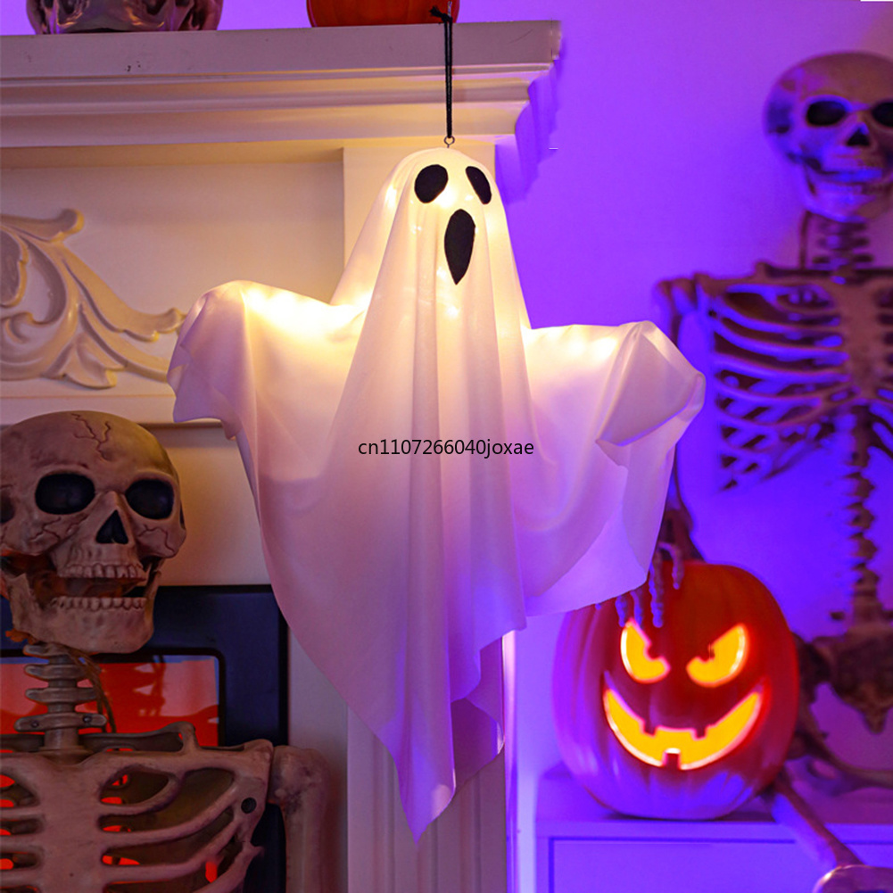Halloween Glowing White Ghost  - Lighting Decor For House 评论和价格