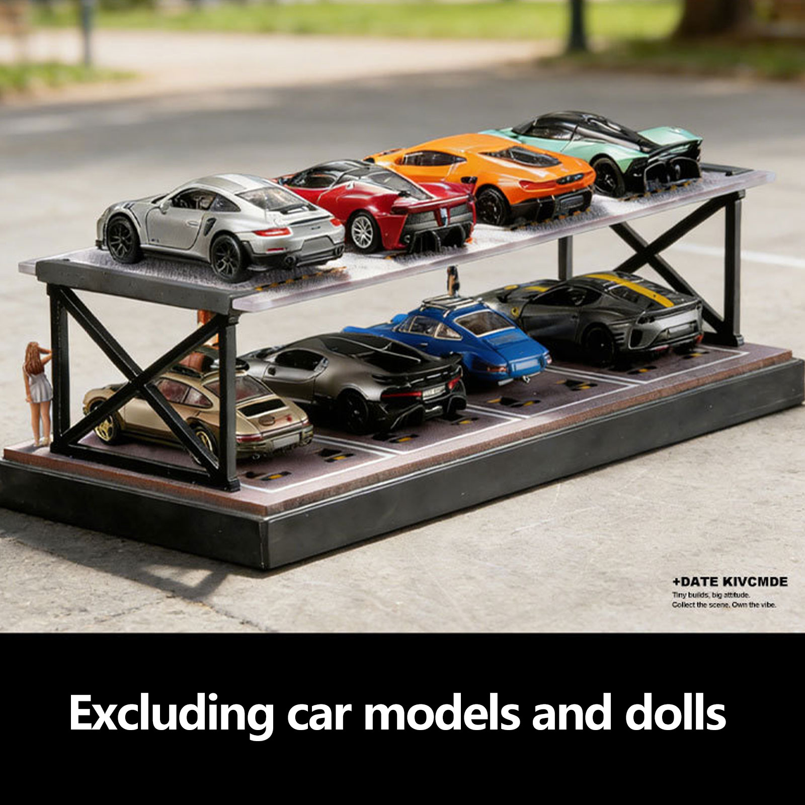 1:64 Scale Car Garage Diorama  - Garage Lighting Decor 评论和价格